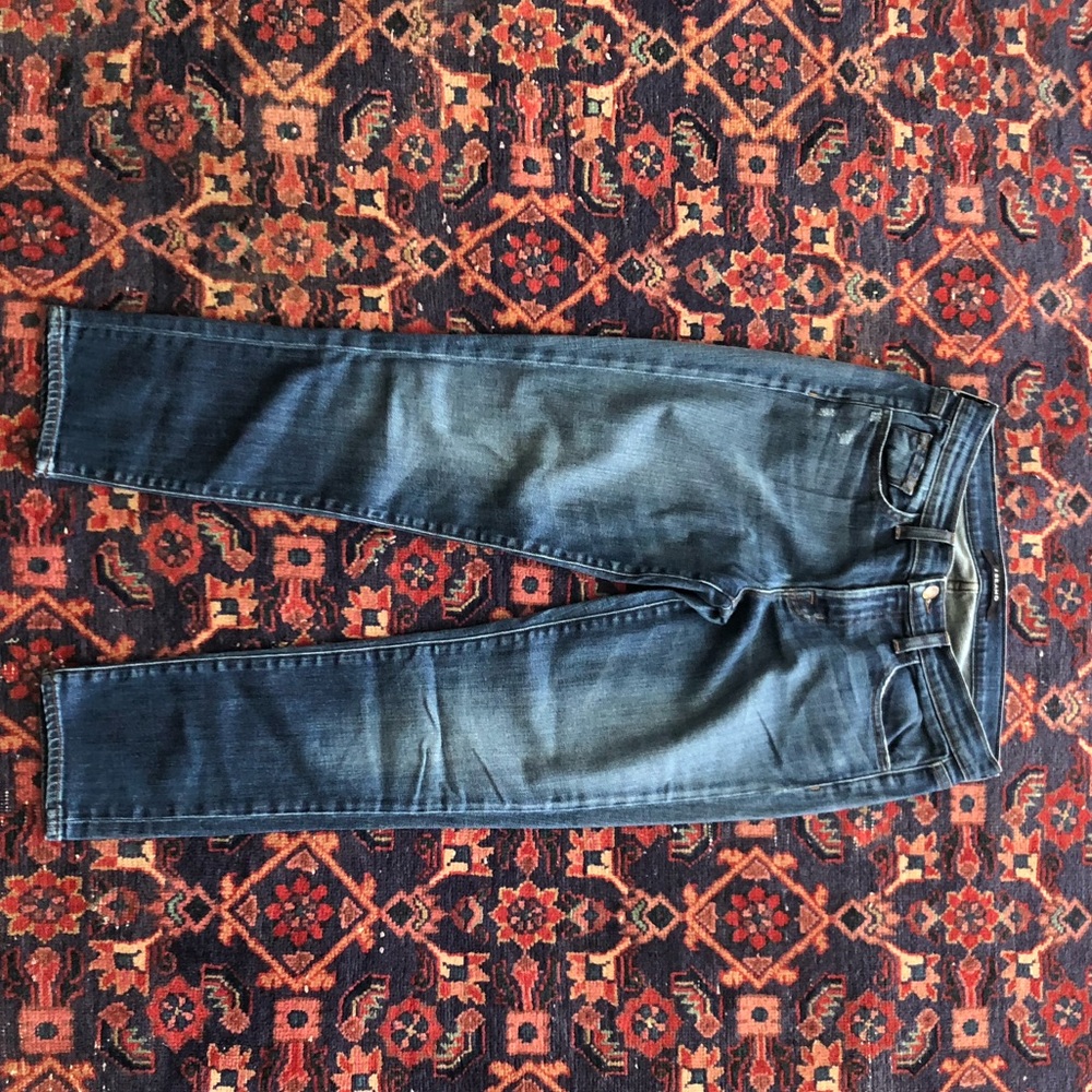 J Brand ankle length straight leg denim